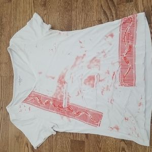 (M) Eric Alexandre Softest Short Sleeve T Shirt Sequins Art Deco Casual Graphic